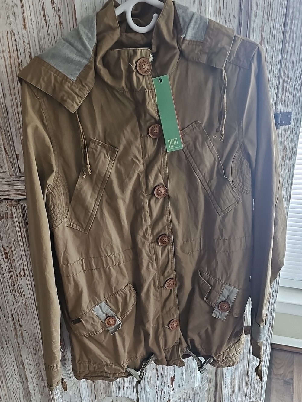NWT DEPT AMSTERDAM Women's Utility Jacket - Size S